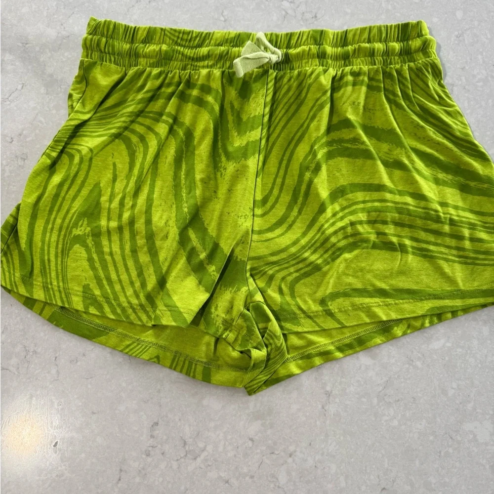 Beyond Yoga Sleep Set Womens Swirl Green Relax and Recharge Loungewear - Picture 4 of 9